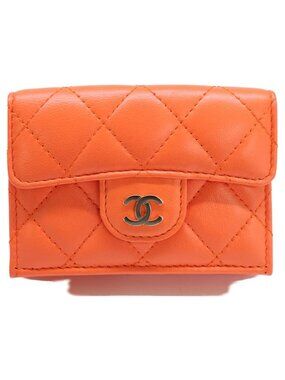 Chanel 30 Quilted Classic Small Flap Wallet Compact